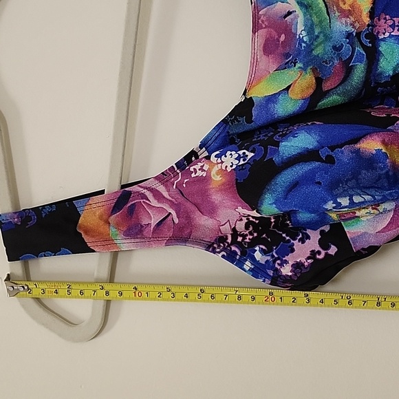 Longitude Coastal Rose Trip Front Ruched Sash Swim one-piece Size 8 - Picture 10 of 14